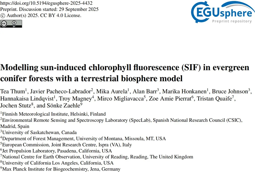北方针叶林光合作用SIF与碳通量多尺度耦合研究——FloX 与 LI-7200 的结合应用